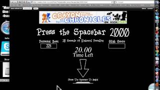 Let's Play | Press The Spacebar (World Record Attempt)