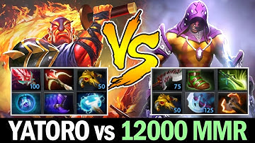 YATORO vs PURE Carry Battle — 12,000 MMR vs TI Winner