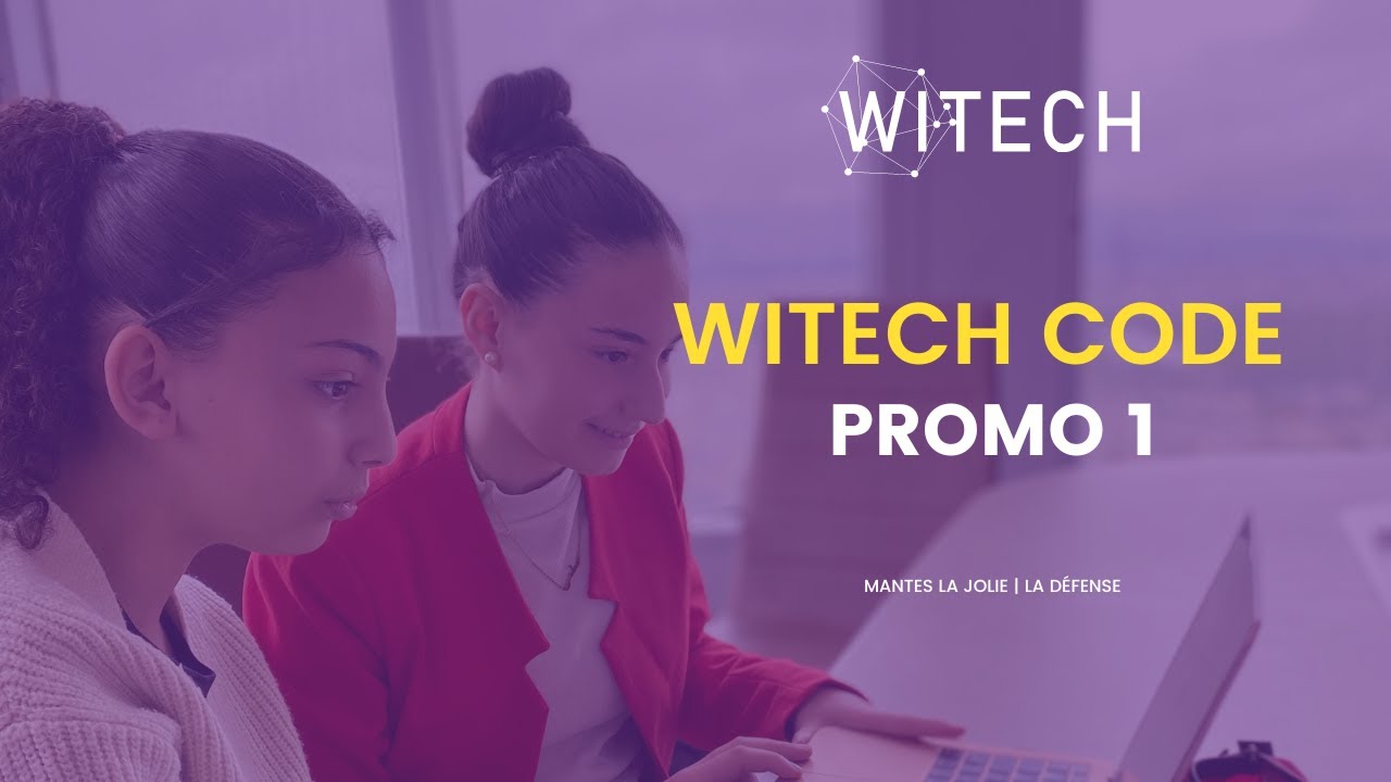 Notre première promotion 2023 du Witech Code 💜 YouTube