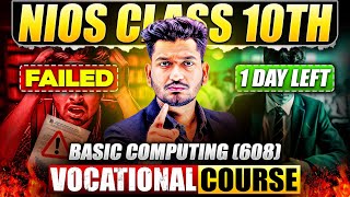 NIOS Basic Computing (608) Most Important Questions with Solutions | NIOS Vocational Courses