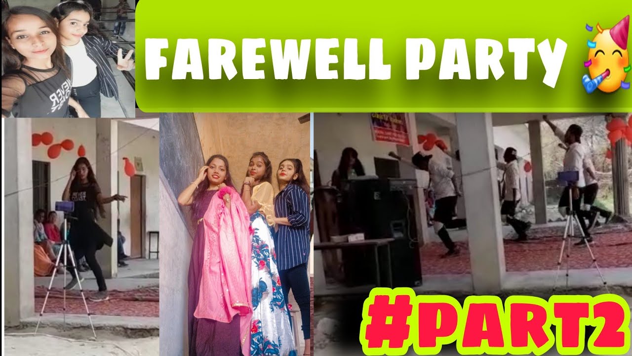 farewell dance vlog || farewell party || - YouTube