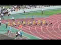 H26　千葉県通信陸上　3年男子100m決勝