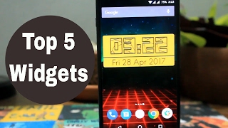 Top 5 Best Widgets for Android 2017 !