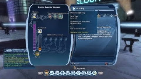 DCUO: How To Get Static OP Goggles To Max Level
