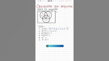 Operaciones con Conjuntos