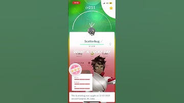 Damn boy 100 IV scatterbug 👀 #pokemongo #pokemon