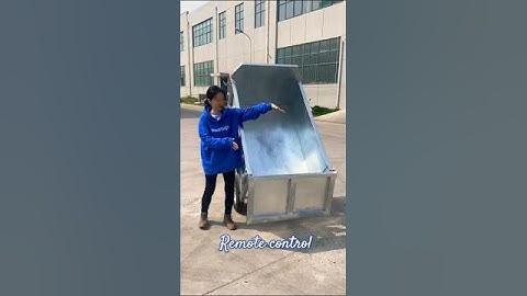 One machine for multiple uses, saving time, effort and labor # Electric three-wheel dump truck #virl
