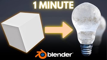 Create a Light Bulb in Blender in 1 Minute!