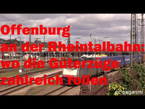 Offenburg an der Rheintalbahn: wo die Güterzüge zahlreich rollen