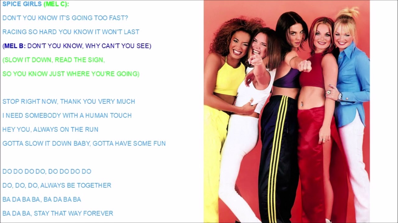 Stop Spice Girls Lyrics