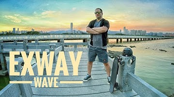 First ride on the Exway Wave filmed on the Insta360 ONE R color plus