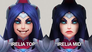 IRELIA TOP É MELHOR QUE IRELIA MID?