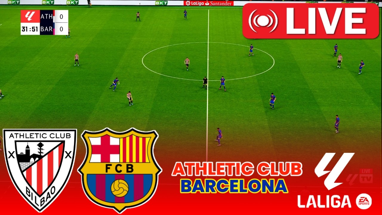 🔴LIVE : Athletic Club vs Barcelona | La Liga 2026 | Football Simulation | PES 21