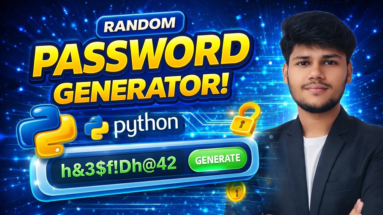 Build a Random Password Generator in Python // Beginner Project # ...