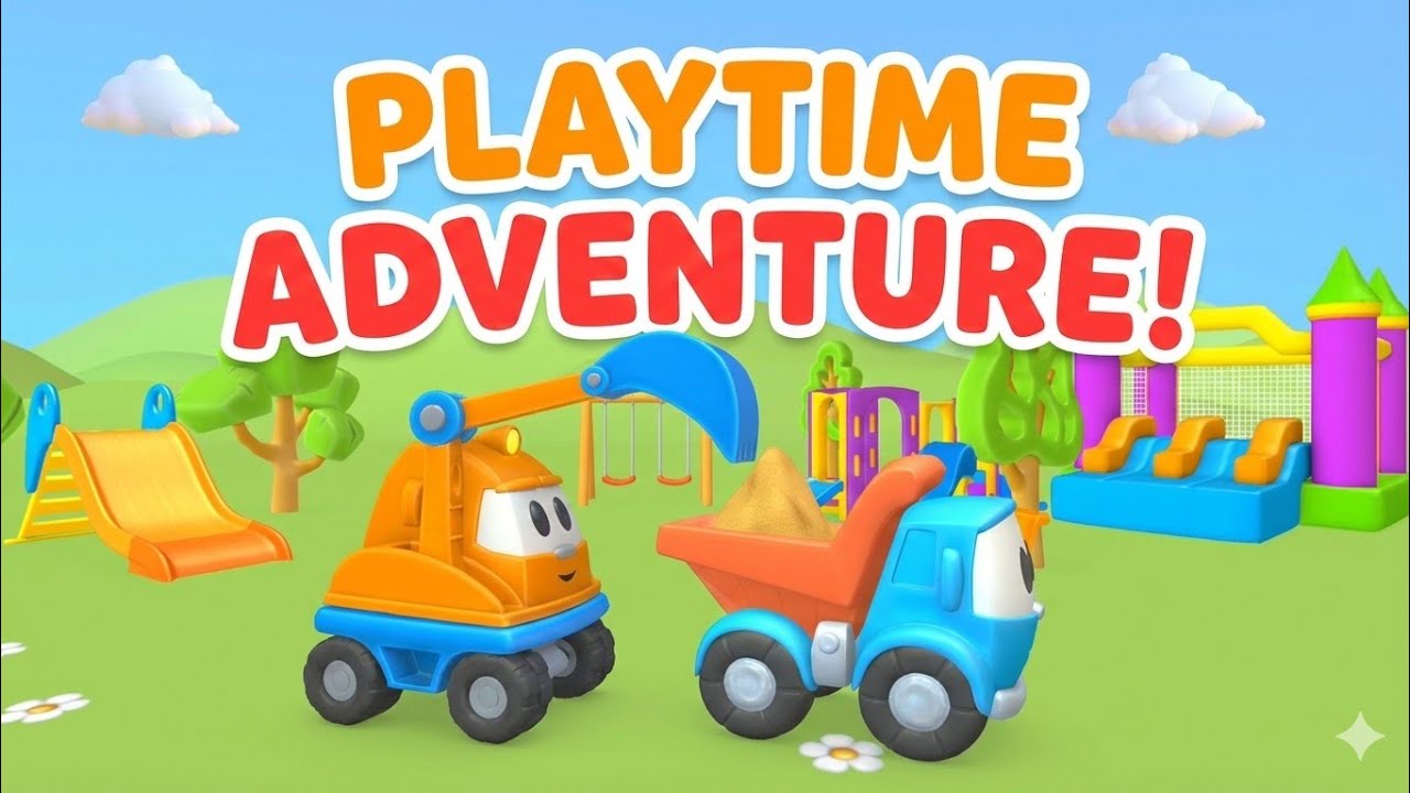 JCB & Truck Fun! Kids Play with Construction Vehicles 