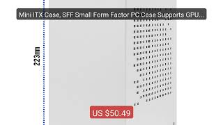 Mini ITX Case, SFF Small Form Factor PC Case Supports GPU Gra... — Amazing Value 2026 | Must Have!