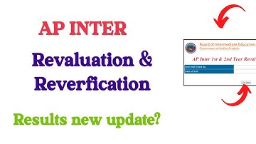 AP inter revaluation and re verification results date