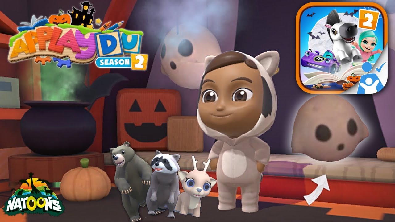Applaydu хэллоуин 2021 - обновление игры (эпплэйду и персонажи натунс)