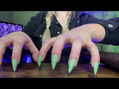 ASMR: Hand movements, visual triggers, tapping/scratching on surfaces (Kate CV)