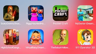 Scary Granny Ghost,Piggy Haunted,Pocket Craft,My Doctor Dream Hospital,High School Gangster,Virtual screenshot 5
