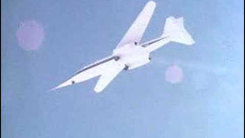 AD-1 wing pivoting in flight