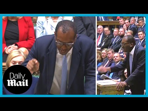 Moment kwasi kwarteng is heckled for lifiting bankers’ bonuses cap | mini-budget