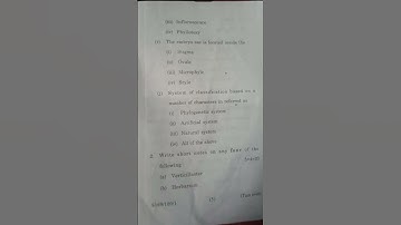 Bsc Botany Sem 3 (core 5) question paper 2022 by SKMU UNIVERSITY ✍️🤞 #exam #skmu #class