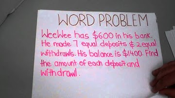 Solving Algebra Problems