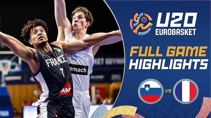 Final: Slovenia 🇸🇮 vs France 🇫🇷 | Extended Highlights | FIBA U20 EuroBasket 2024