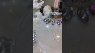 Gorgeous DIY WITH CLEAR ORNAMENTS #shorts