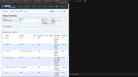 Creating an AUR package (alma-git)