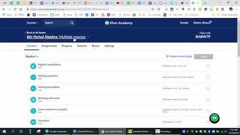 khan academy creating assignments