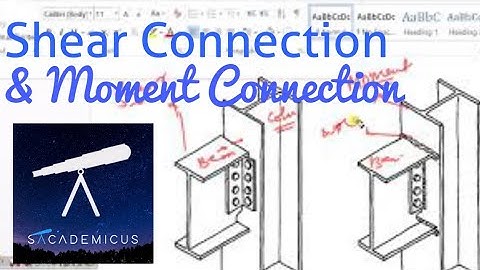 Difference between Shear & Moment Connection