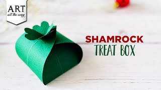 Shamrock Treat Box | Christmas Gift Wrapping | Festival Decoration Ideas | DIY Paper Crafts | Easy