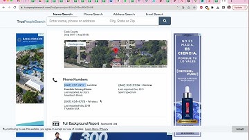 Skip tracing using True People Search