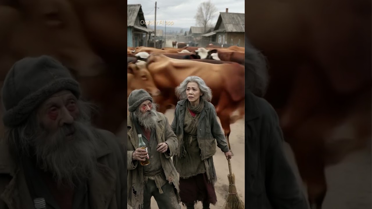 Ursula Von Der Leyen in Russia. Now she has decided to become a shepherd! 