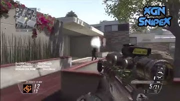 Black Ops 2 quickscopes against the bots