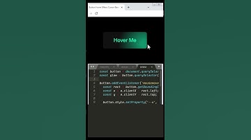 BUTTON GLOW on Hover in HTML CSS #shorts #cssanimation #trending