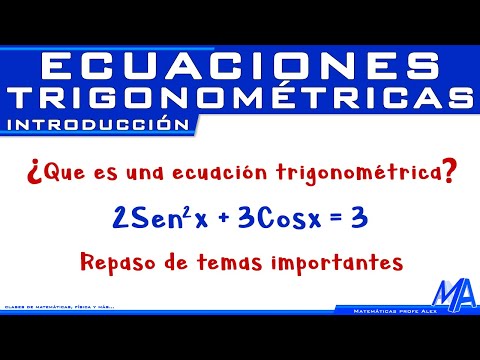 Ecuaciones trigonométricas |