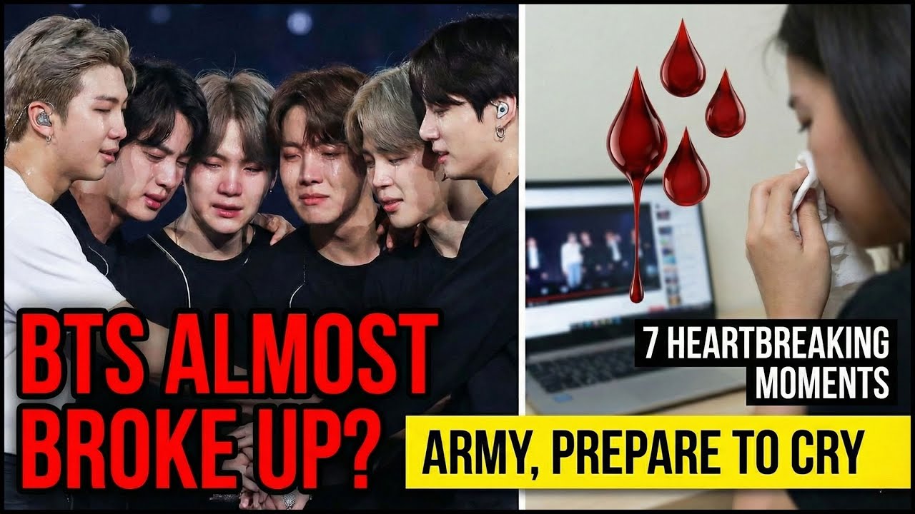 Get Your Tissues Ready! 7 Moments BTS Almost Broke Up That Made ARMY CRY BLOOD.