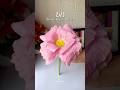 DIY Tissue Paper Flower #diy #craft #art #flowers #paperflower #tissuepaperflowers #shorstviral
