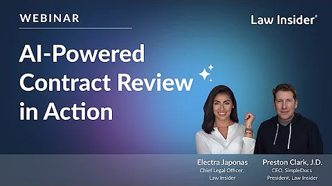 Law Insider AI-Powered Contract Review in Action