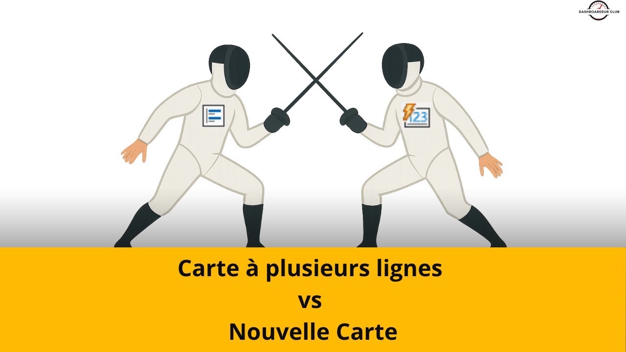 Duel entre visuels de cartes sur Power BI : carte à plusieurs lignes vs Nouvelle Carte