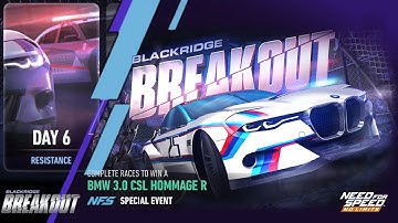 21:9 | 2015 BMW 3.0 CSL Hommage R | Day 6  Resistance | NFS No Limits: Breakout