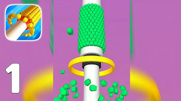 Cut Corn - ASMR Game All Levels 1 - 20 (iOS, Android)