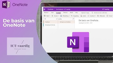 OneNote - De basis van OneNote