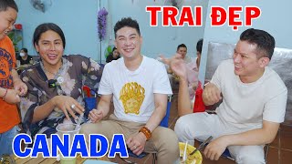 Trai đẹp Canada ghé thăm DIVA Cát Thy bánh tráng trộn - Ẩm thực Cha Rồng