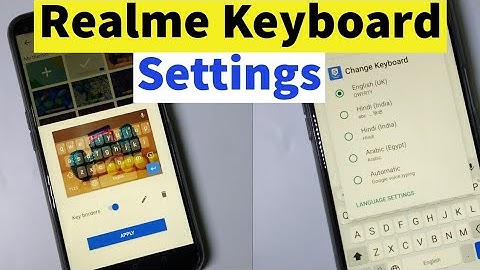 Realme 6 & Realme 6 Pro Keyboard Settings