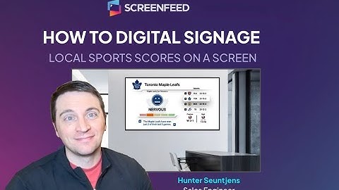 Get Local Sports Scores on your Screen