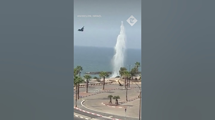 Hamas rocket falls near Ashkelon in Israel